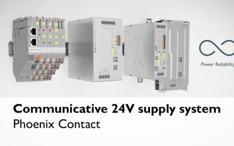 The communicative 24V supply system